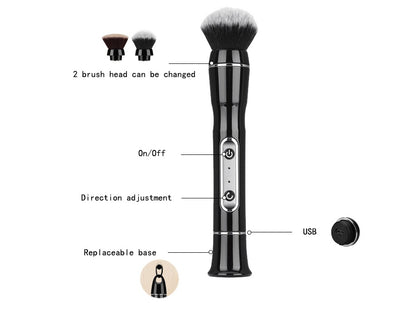 Electric Fiber Hair Makeup Brush