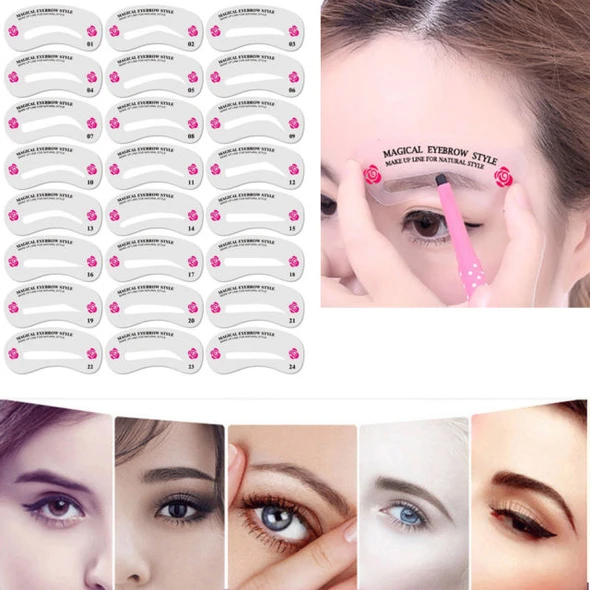 Thrush Card Eyebrow Threading Tools