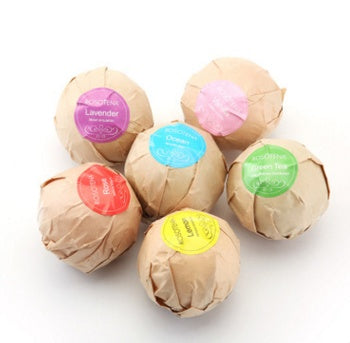 6 pcs Organic Bath Bombs Bubble