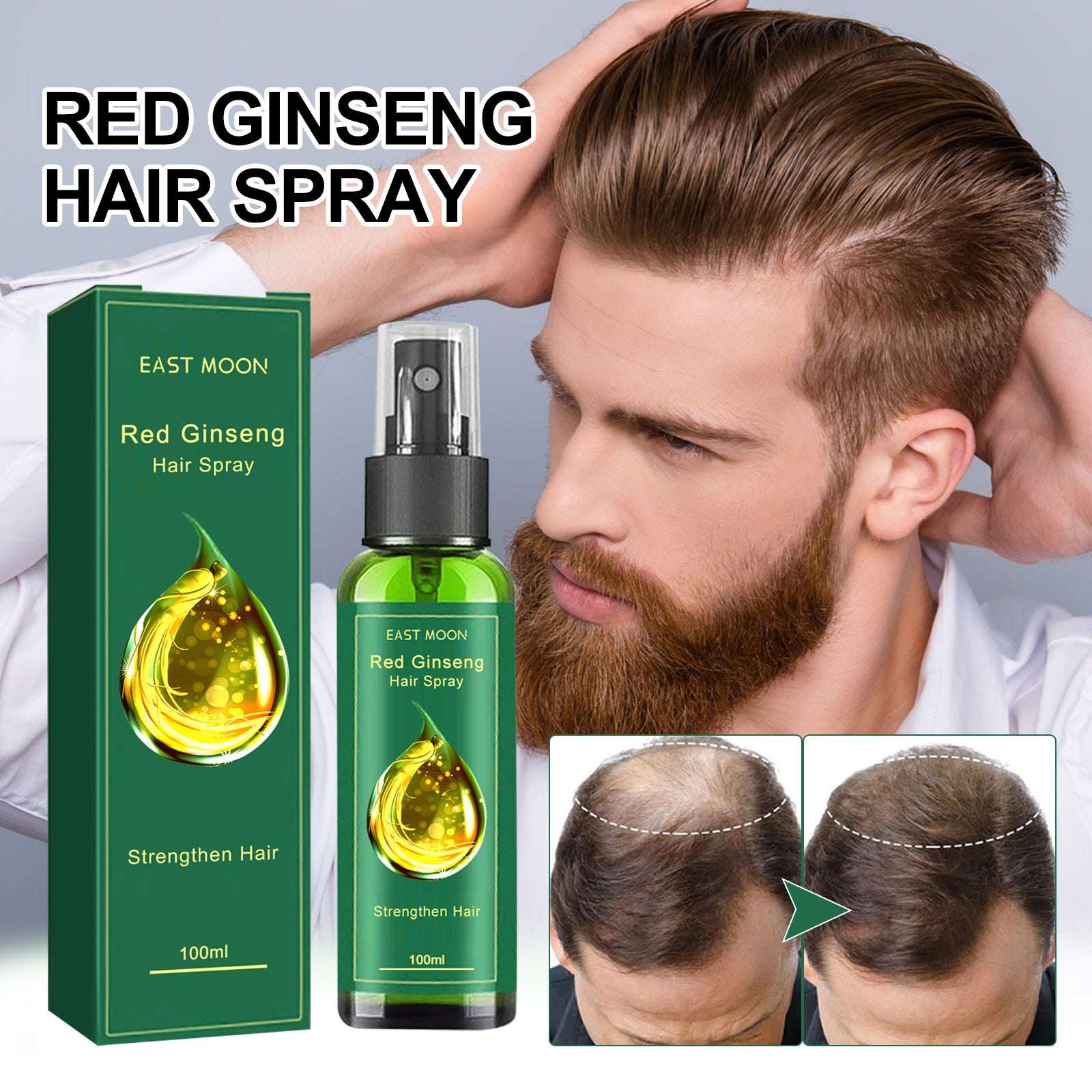 Anti-hair Red Ginseng Hair Spray
